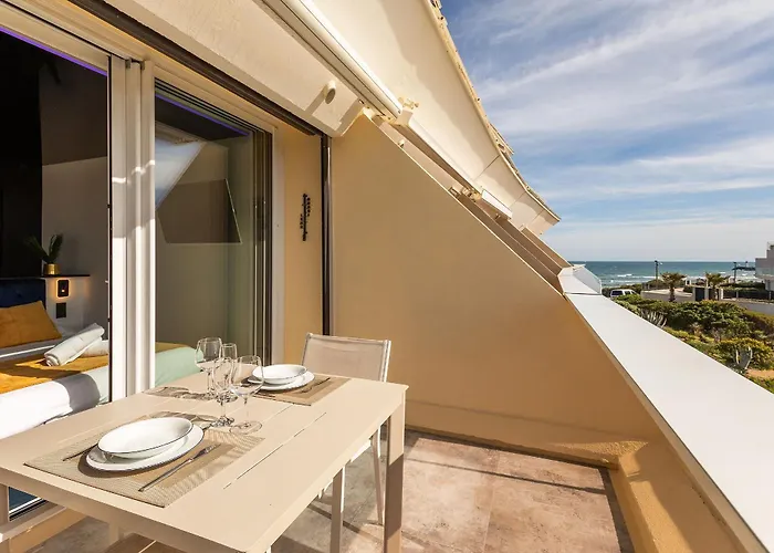 Vue Design&terrasse Plein Sud Héliopolis O - Le Serenity - Village Naturiste *