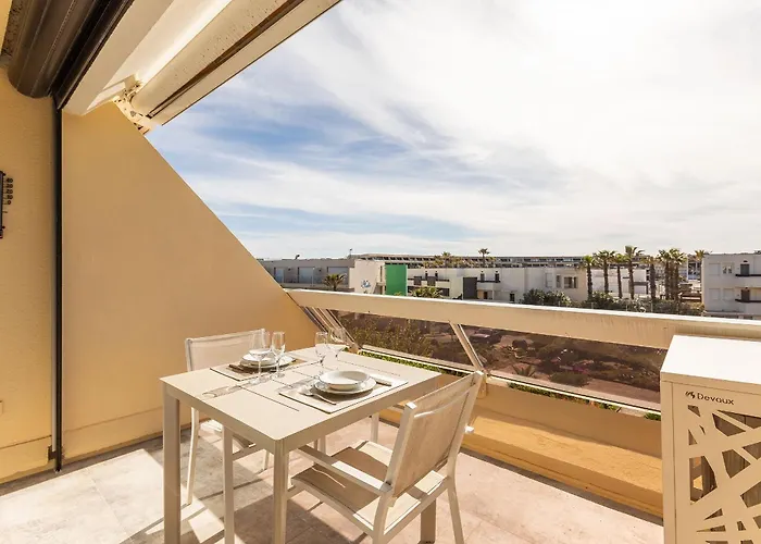 Vue Mer Design & Terrasse Plein Sud Heliopolis O - Le Serenity - Village Naturiste Appartement Agde