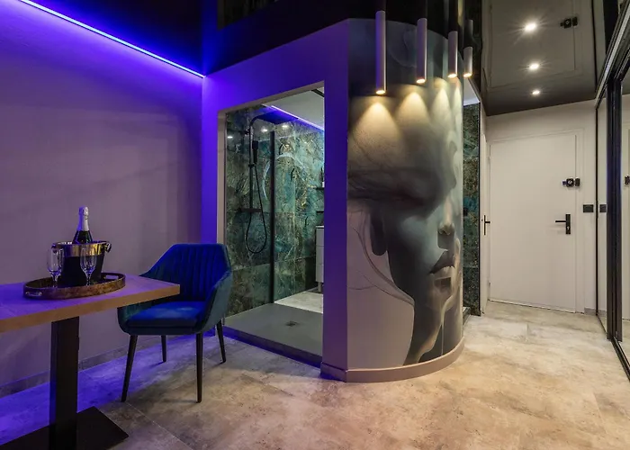 Apartment Serenity - Vue Design & Terrasse Plein Sud Heliopolis O - Village Naturiste Agde